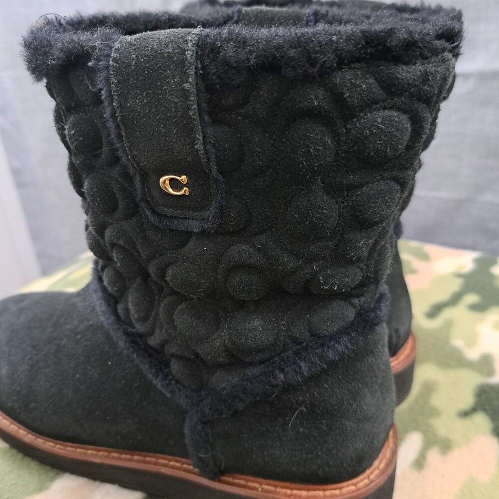 %Coach, ivy boot, Black, Size 8B Women / D13 - Picture 6 of 12